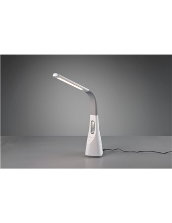 Vento lampada da studio led bianca con ventilatore incorporato tipo "dyson" con regolazione intensita' ventilatore e luce calda 