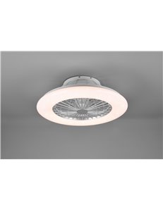 Stralsund ventilatore e plafoniera led con effetto cielo stellato con telecomando multifunzione regolazione intensita' e tempera