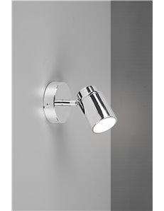 Angelo h2o spot singolo orientabile cromo ip44 h.15cm