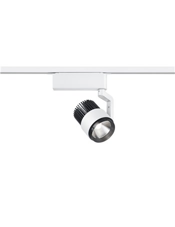 Duoline radiator spot led orientabile metallo bianco h. 24cm