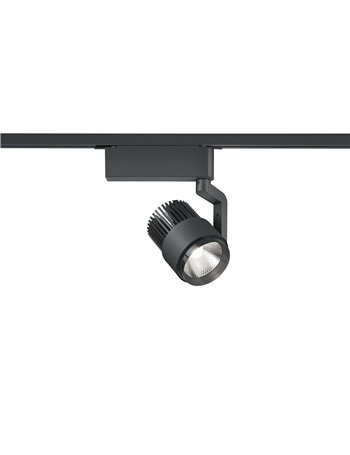 Duoline radiator spot led orientabile metallo nero h. 24cm