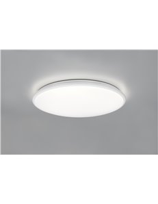 Limbus plafoniera led bordo bianco con dimmerazione con interruttore d.50cm