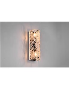 Lovis applique in rattan naturale h. 30cm 2