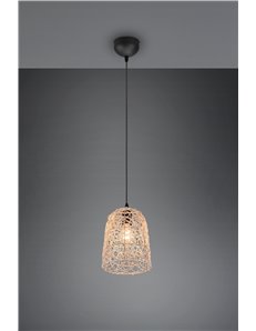 Lovis sospensione in rattan naturale d. 20cm 2