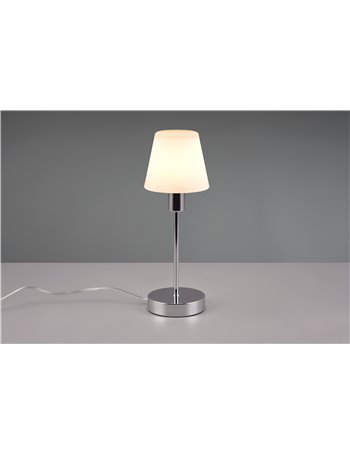 Luis ii lamp. Ast+ve crom h.32