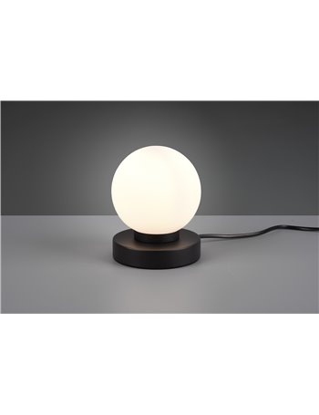 Prinz ii lamp.acc.c/sfera col nera h 15