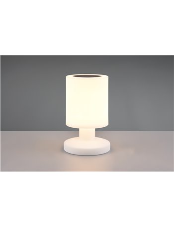 Silva lampada da appoggio da esterno solare ricaricabile h.20,5cm ip44