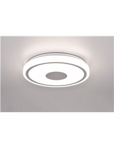 Bunda plafoniera led bordo cromato d.35cm 2