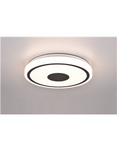 Bunda plafoniera led bordo nero d.35cm 2