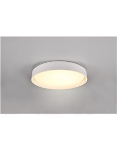 Felis plafoniera led con bordo bianco e telecomando multifunzione d. 40cm 2