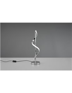 Isabel lampada da tavolo led cromata h. 56cm