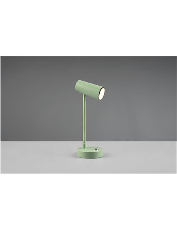 Lenny lampada da verde ricaricabile dimmerabile in intensita' e in temperatura di colore h. 28cm