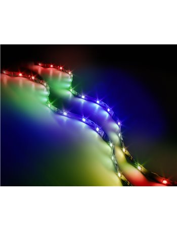 Screen striscia led anche con effetto rgb rainbow con effetto sound ed attacco usb x con telecomando multifunzione l. 1,2 metri
