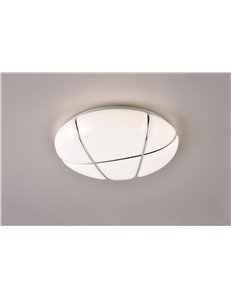 Tibor plafoniera led effetto cielo stellato con dimmerazione ad interruttore d. 30cm