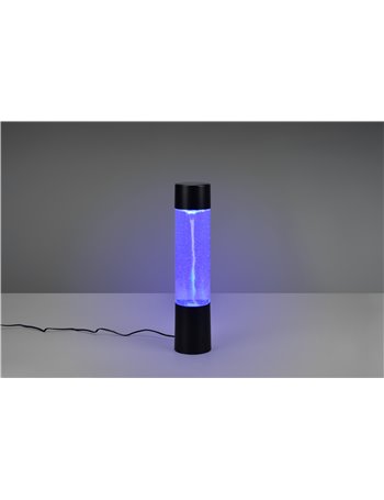 Tornado lampada da tavolo led rgb con effetto tornado h. 34cm