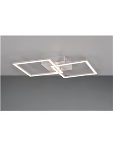 Trail plafoniera/applique led bianca orientabile l. 44,6cm