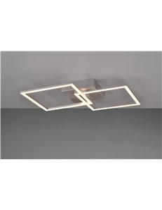 Trail plafoniera/applique led alluminio orientabile l. 44,6cm