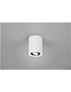 Cookie cilindro spot orientabile bianco + nero d. 9,6cm h. 12,5cm 2