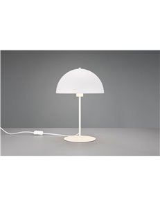 Nola lampada da tavolo metallo bianco h. 45cm