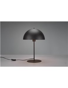 Nola lampada da tavolo metallo nero h. 45cm