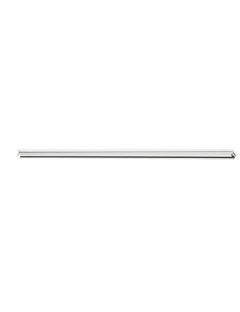 Duoline binario metallo bianco lunghezza 160cm
