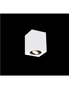 Biscuit cubo spot orientabile bianco + nero l. 9,6 x 9,6cm h. 12,5cm 2