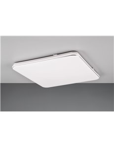 Blanca plafoniera led quadrata dimmerabile con interruttore 53cm x 53cm