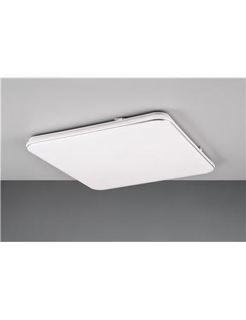 Blanca plafoniera led quadrata dimmerabile con interruttore 53cm x 53cm