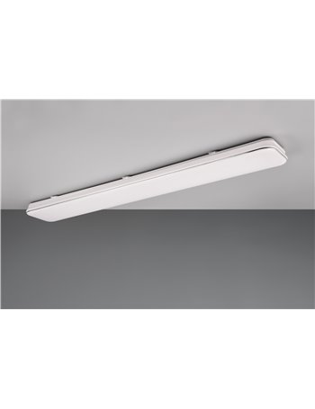 Blanca plafoniera led rettangolare dimmerabile con interruttore 120cm x 17cm