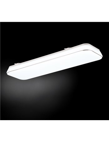 Blanca plafoniera led rettangolare dimmerabile con interruttore 60cm x 17cm