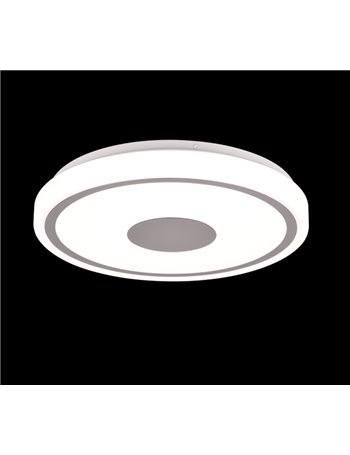 Bunda plafoniera led bordo cromato d.35cm