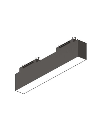 Arca wide 13w 3000k bk sistema lineare LED