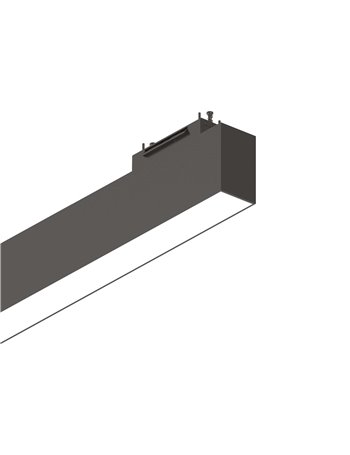 Arca wide 25w 3000k bk sistema lineare LED