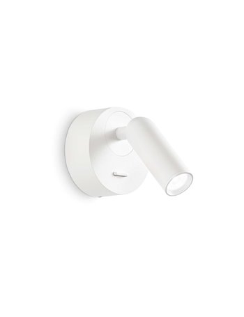 Bean round ap bianco lampada da parete LED