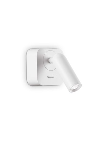 Bean square ap bianco lampada da parete LED