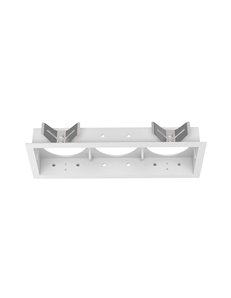 Bento frame square triple wh lampada da incasso
