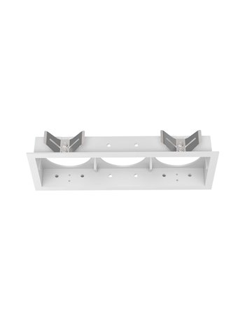 Bento frame square triple wh lampada da incasso 