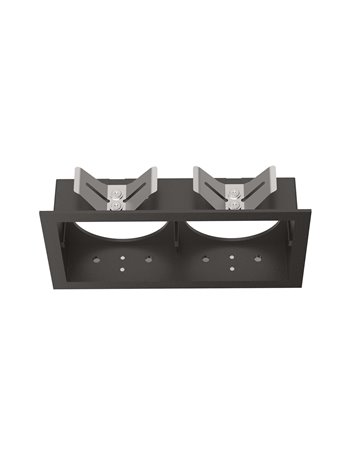 Bento frame square twin bk lampada da incasso 