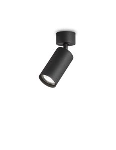 Dynamite pl1 nero lampada da soffitto GU10