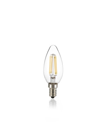 E14 oliva 4w 2700k cri80 trasp lampadina E14