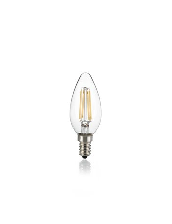 E14 oliva 4w 3000k cri90 trasp lampadina E14