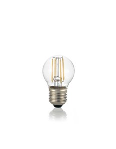 E27 sfera 4w 2700k cri80 trasp lampadina E27