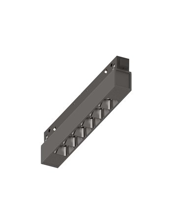 Ego accent 07w 3000k on-off bk sistema lineare LED