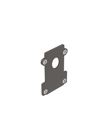 Ego end cap recessed con foro bk accessori 