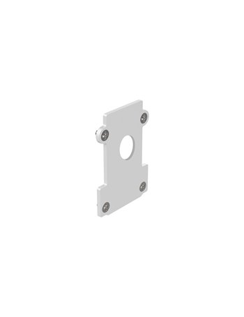 Ego end cap recessed con foro wh accessori 