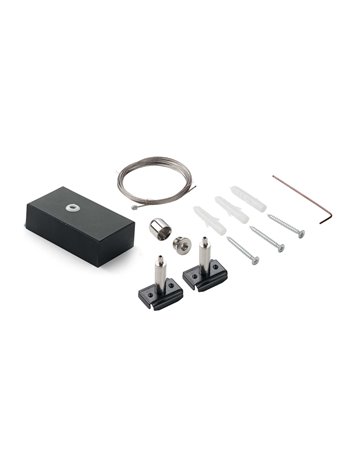 Ego kit single steel cable 2 mt + ceiling cup bk kit pendant 