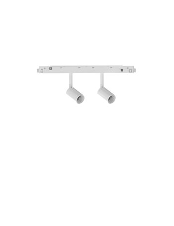 Ego track double 05w 3000k on-off wh sistema lineare LED