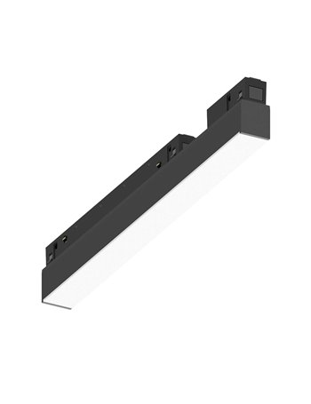 Ego wide 07w 3000k on-off bk sistema lineare LED