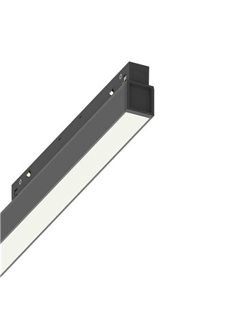 Ego wide 13w 3000k on-off bk sistema lineare LED