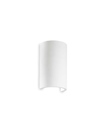 Flash gesso ap1 round lampada da parete G9